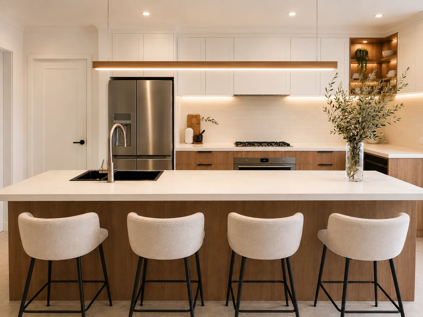 Kitchen renovation in Aspendale by The Kiely Group