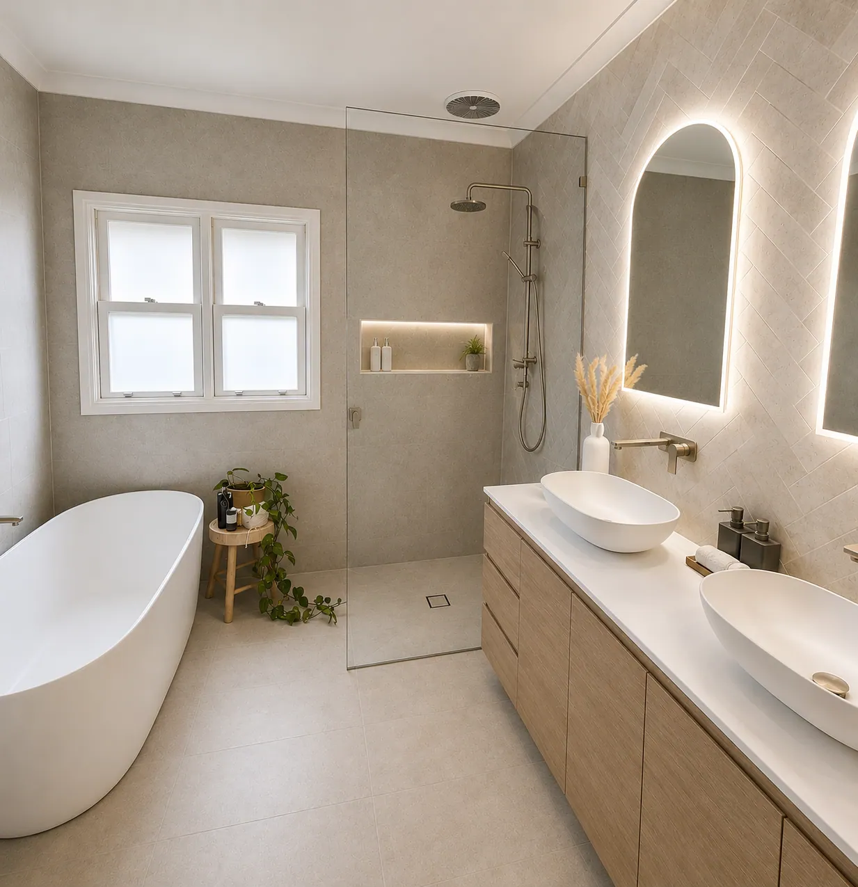 Bathroom renovation in Bentleigh by The Kiely Group