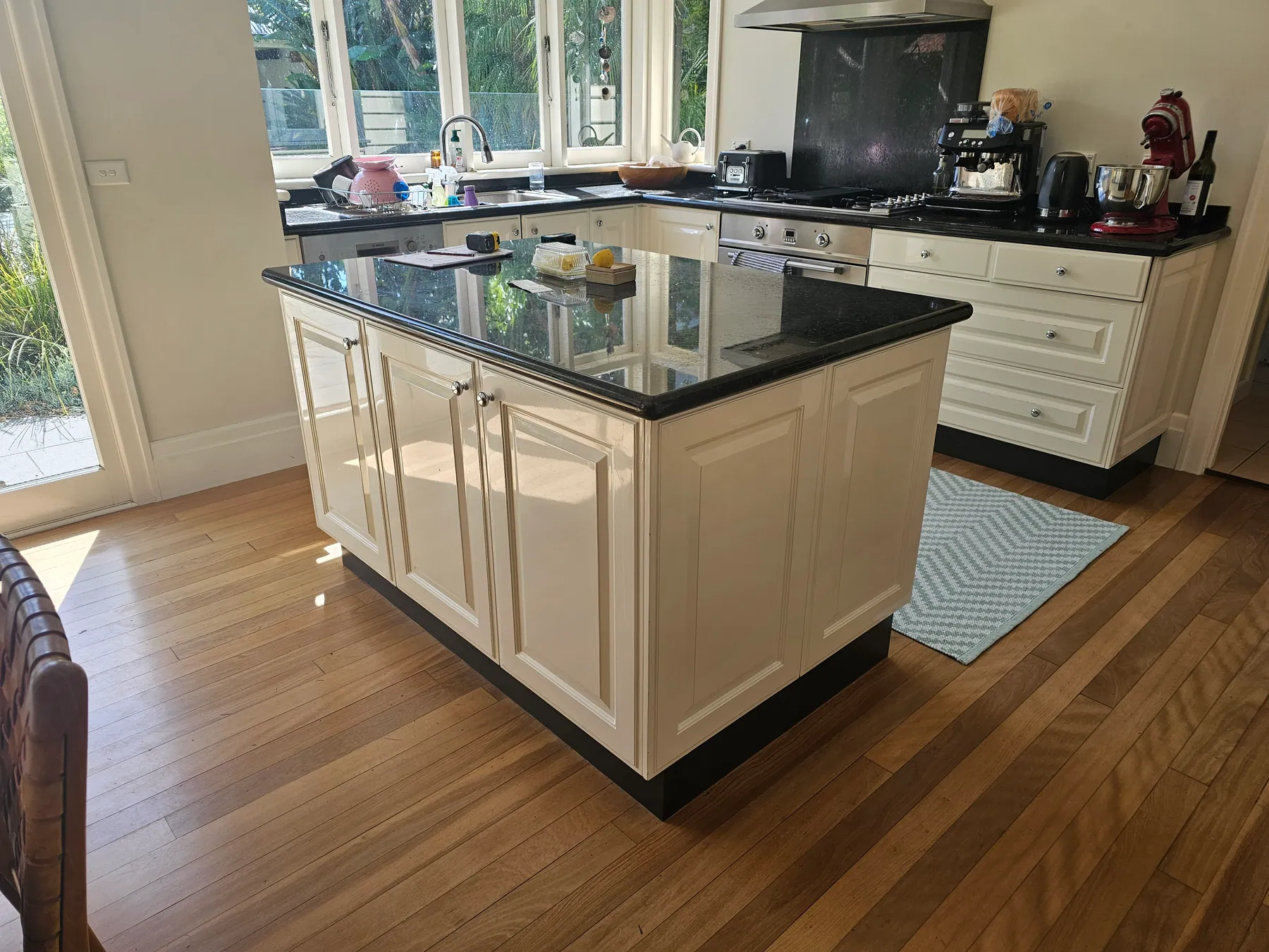 The kitchen, Hampton before the renovation