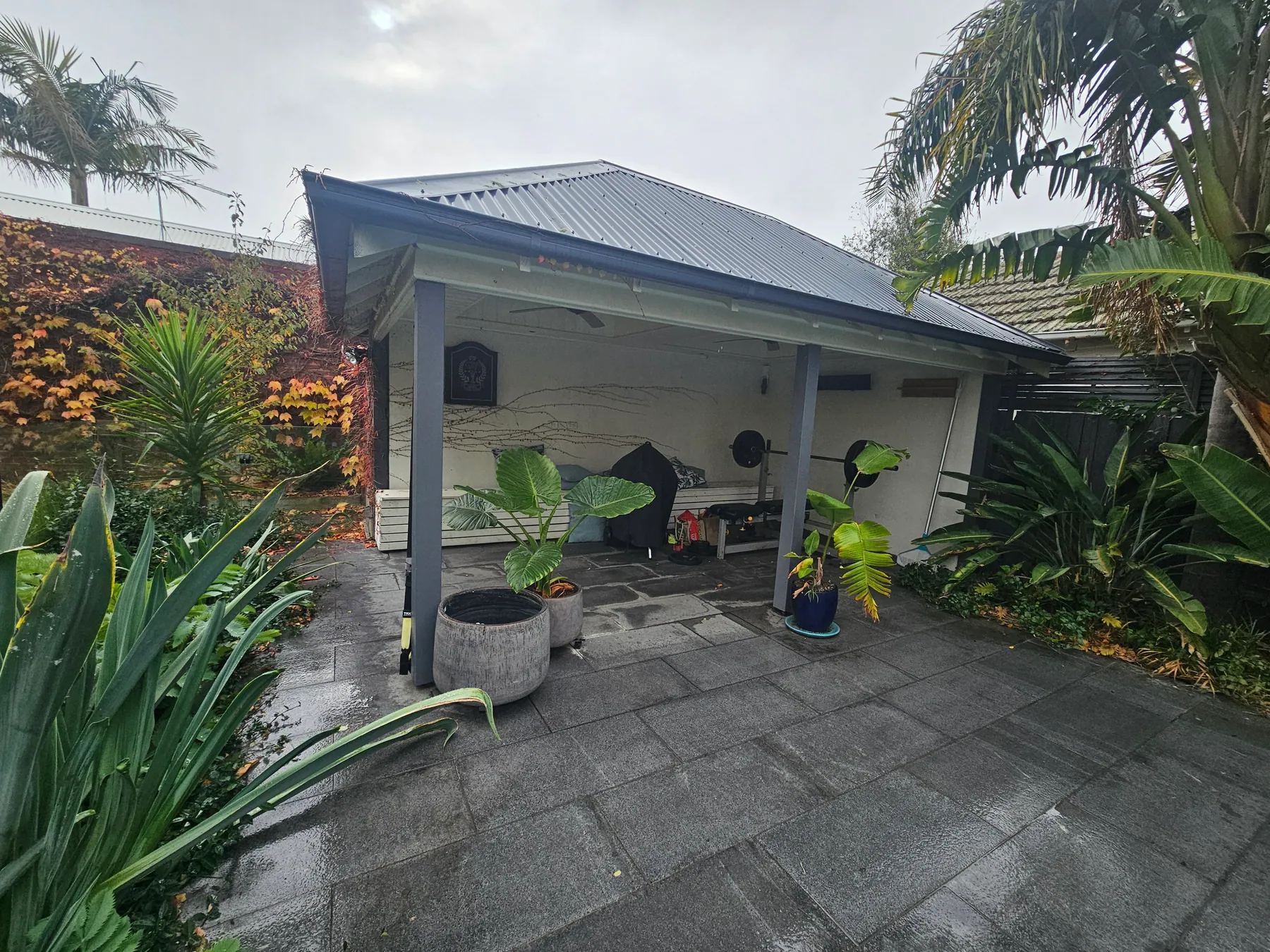 The pool house, Hampton before the renovation