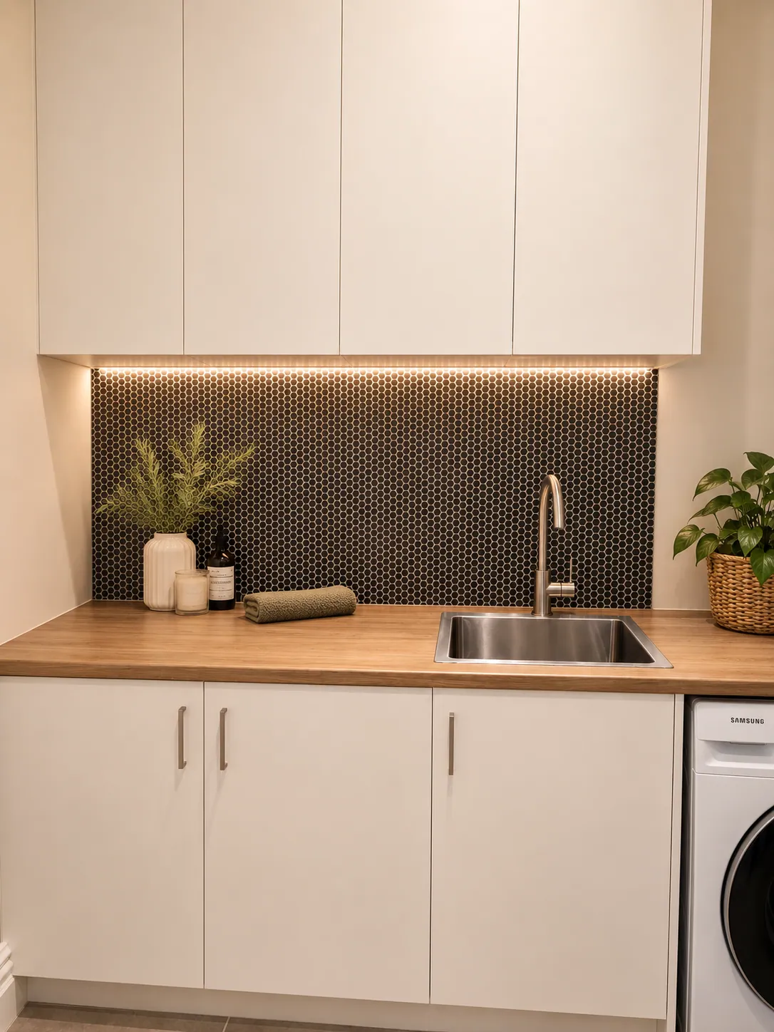 The laundry, Murrumbeena after the renovation by The Kiely Group
